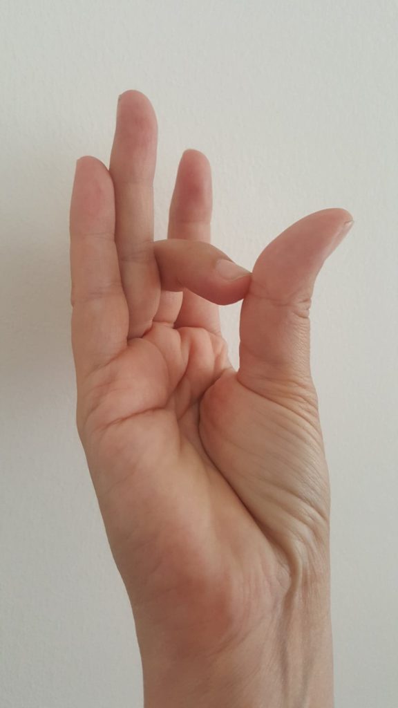 Kinesiology Finger Modes Chart